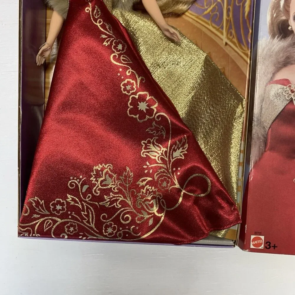 Barbie Glamorous Gala B2722  NEW in Original BOX Collector Red Gold Gown